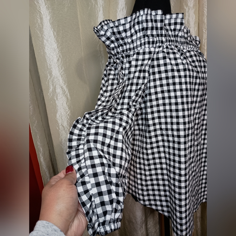 RACHEL Rachel Roy Women's Gingham Top Size 2X - Picture 6 of 10